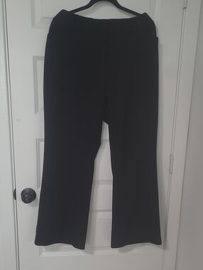Size 16 INC International Concepts Black Boot-Cut Dress Pants